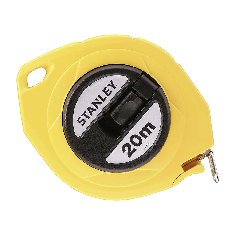 Stanley 0-34-105 20m 9.5mm Stainless Steel Yellow Closed Measuring Tape 0