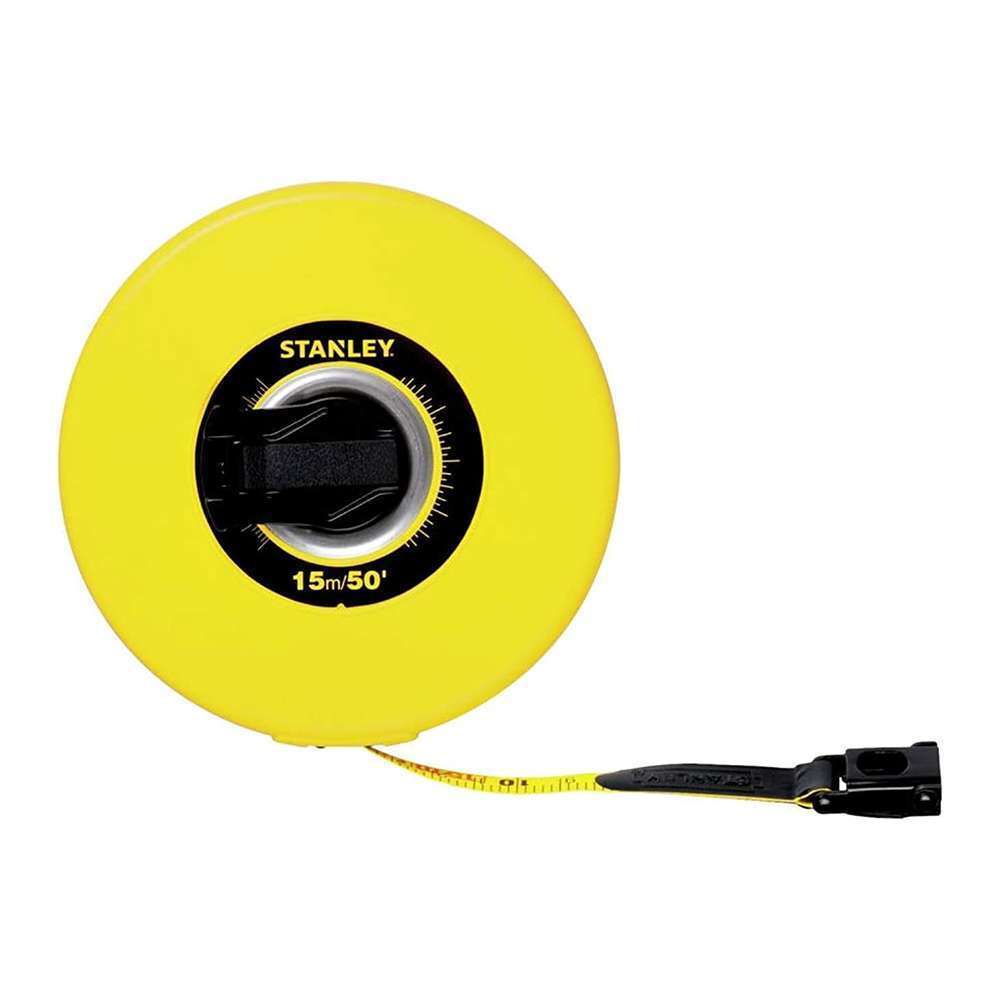 Stanley STHT34260-8 15m Fibreglass Yellow Long Measuring Tape 0