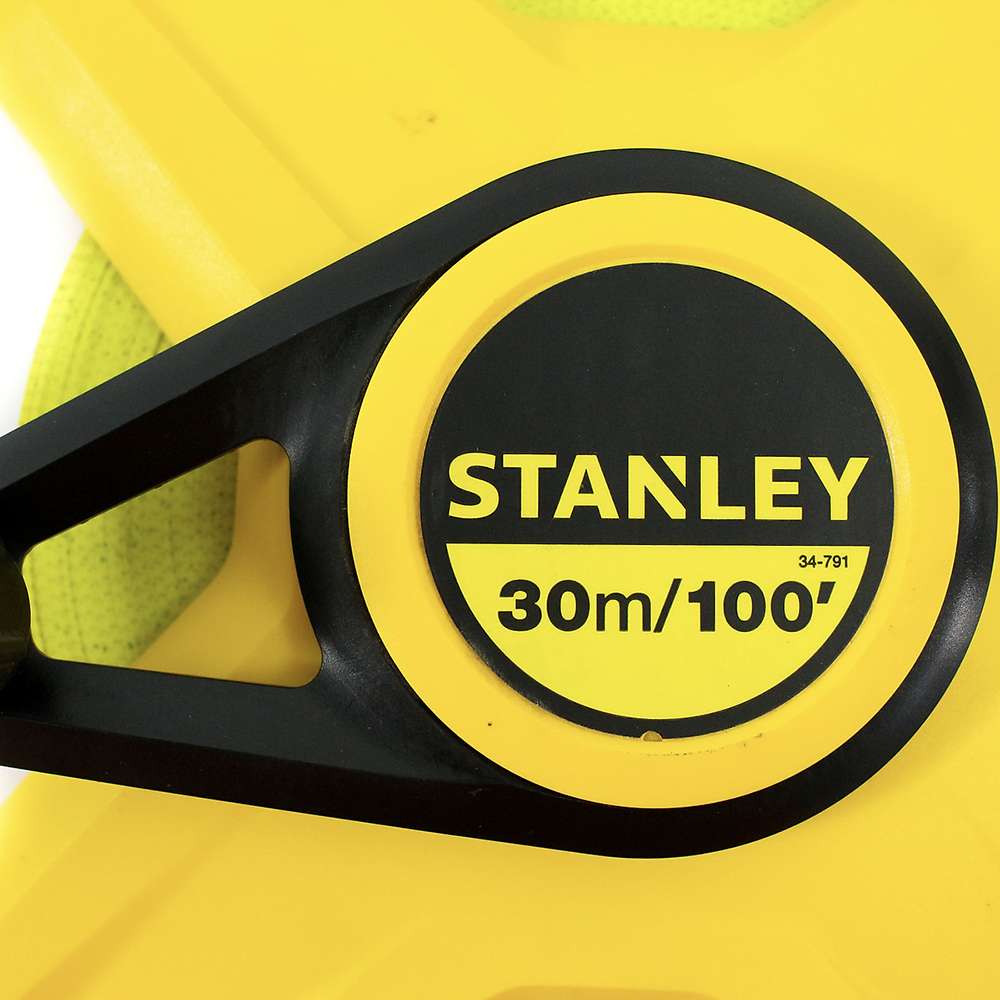 Stanley STHT34791-8 30m Fibreglass Yellow Long Measuring Tape 3