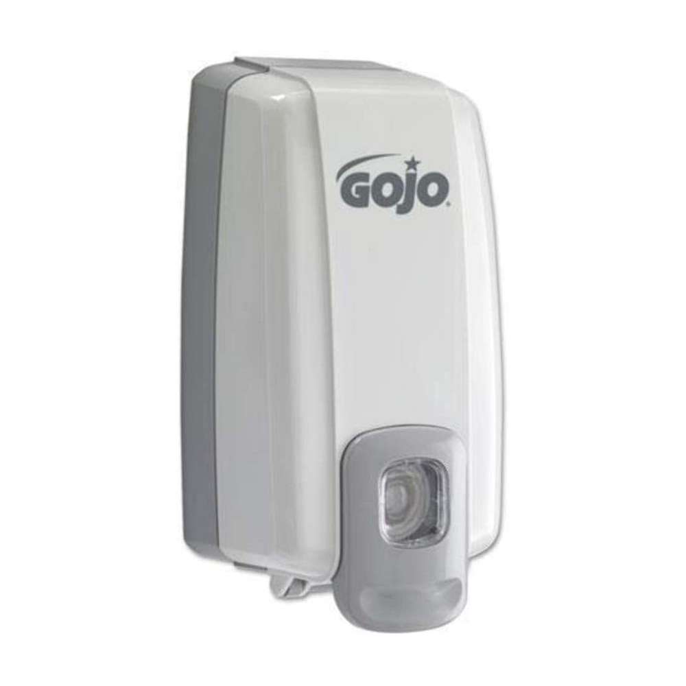 Gojo NXT ABS Plastic Push Soap Dispenser (White Grey 1000 ml 2.6 Kg) 0