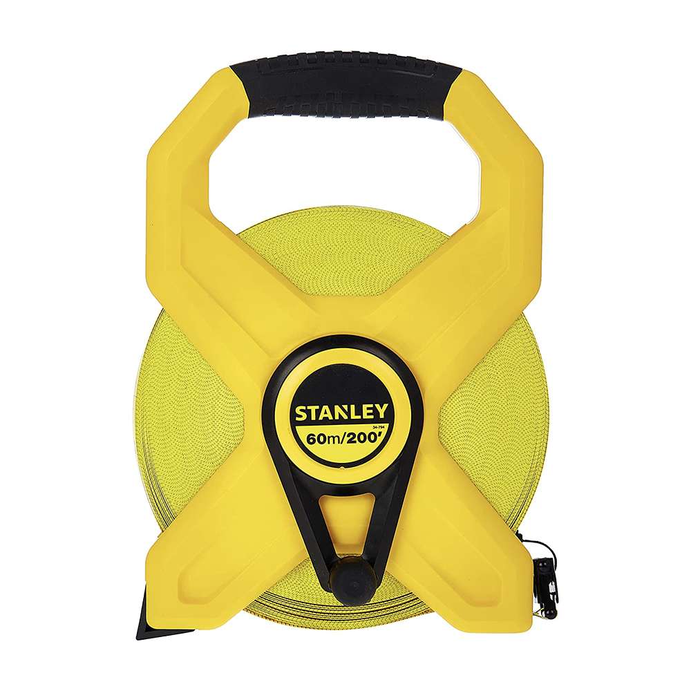 Stanley STHT34794-8 60m Fibreglass Yellow Long Measuring Tape 0