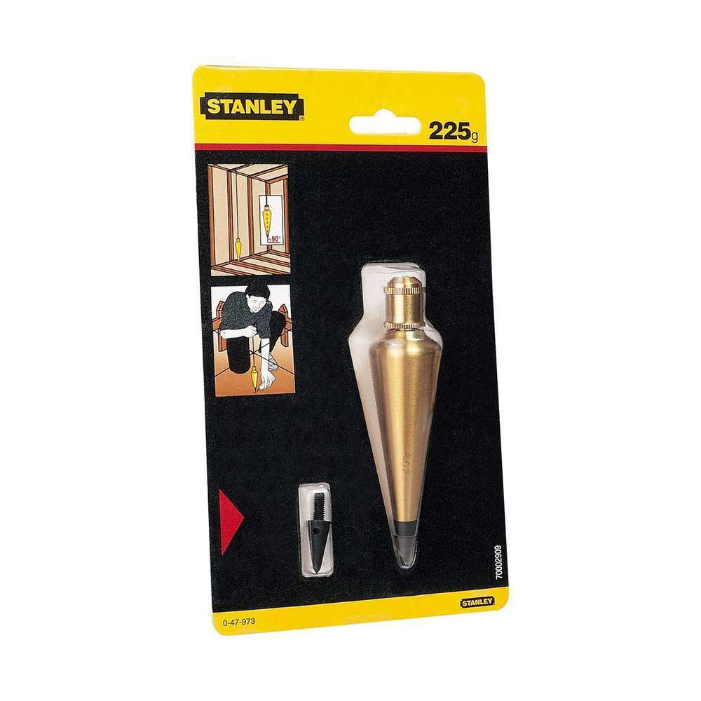 Stanley 0-47-440 225g Brass Plumb Bob 4