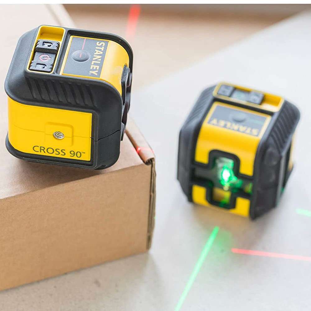 Stanley STHT77592-1 Cross 90 Green Laser Level Set 4