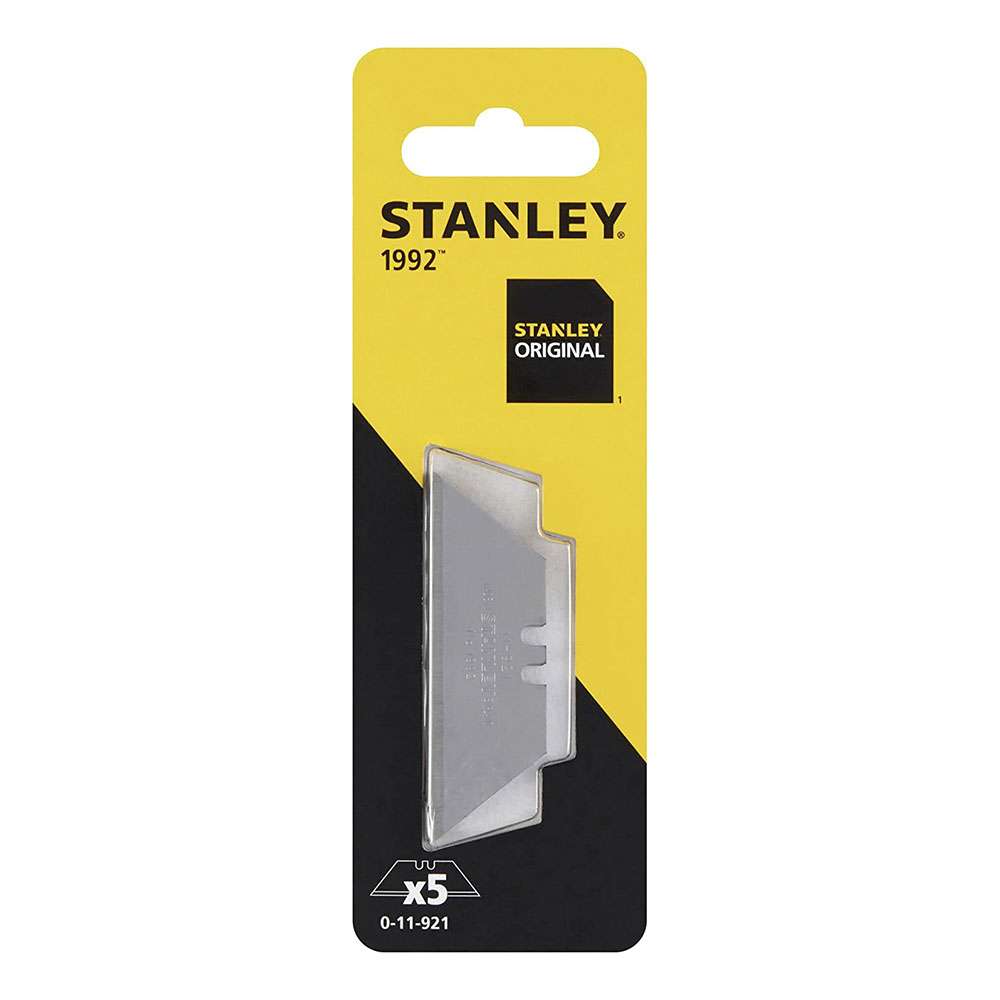 Stanley 6-11-921 1992 62mm Trimming Knife Blade without Holes - 10 Pcs 7