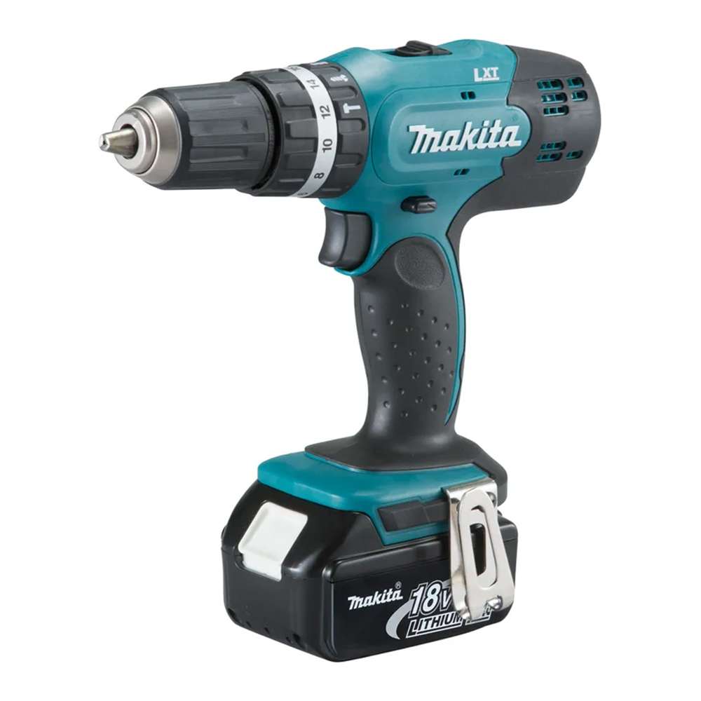 Makita DHP453RFE 13mm 220V Cordless Hammer Driver Drill 0