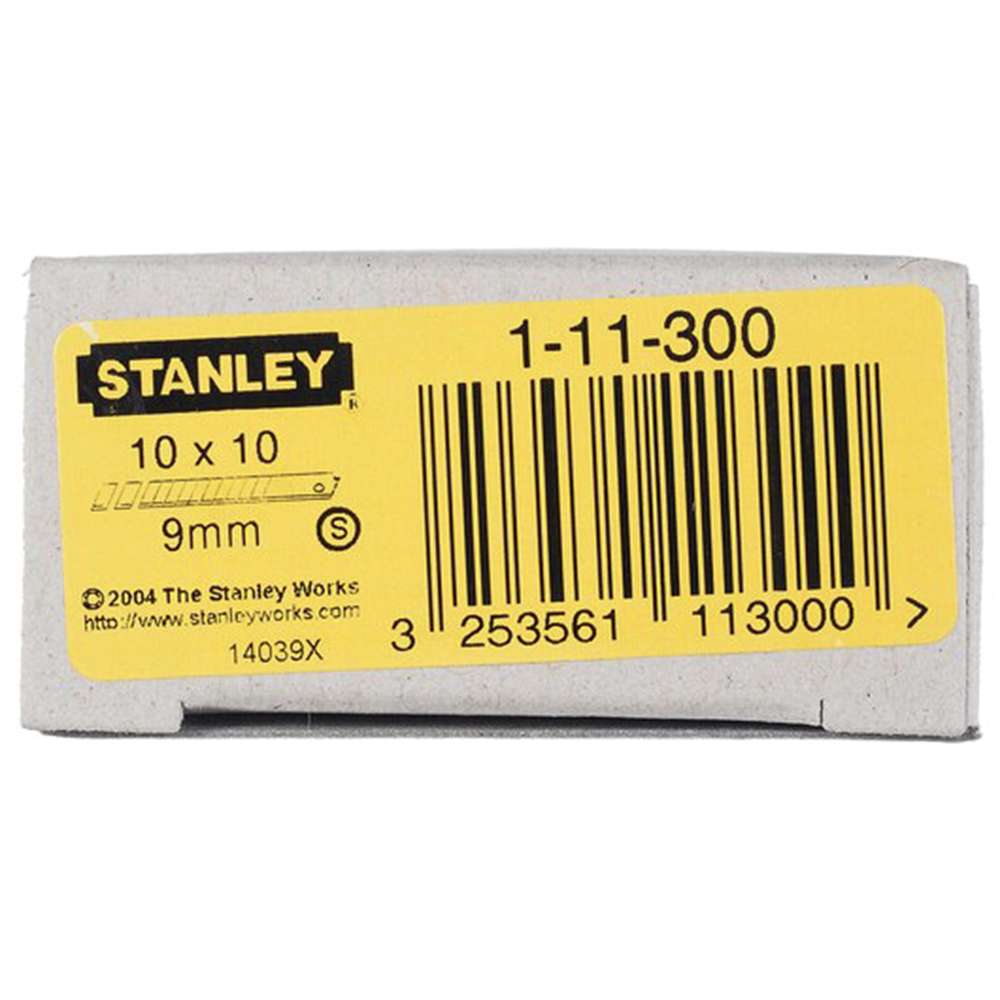 Stanley 1-11-300 9mm Snap Off Blade - Pack of 10 7