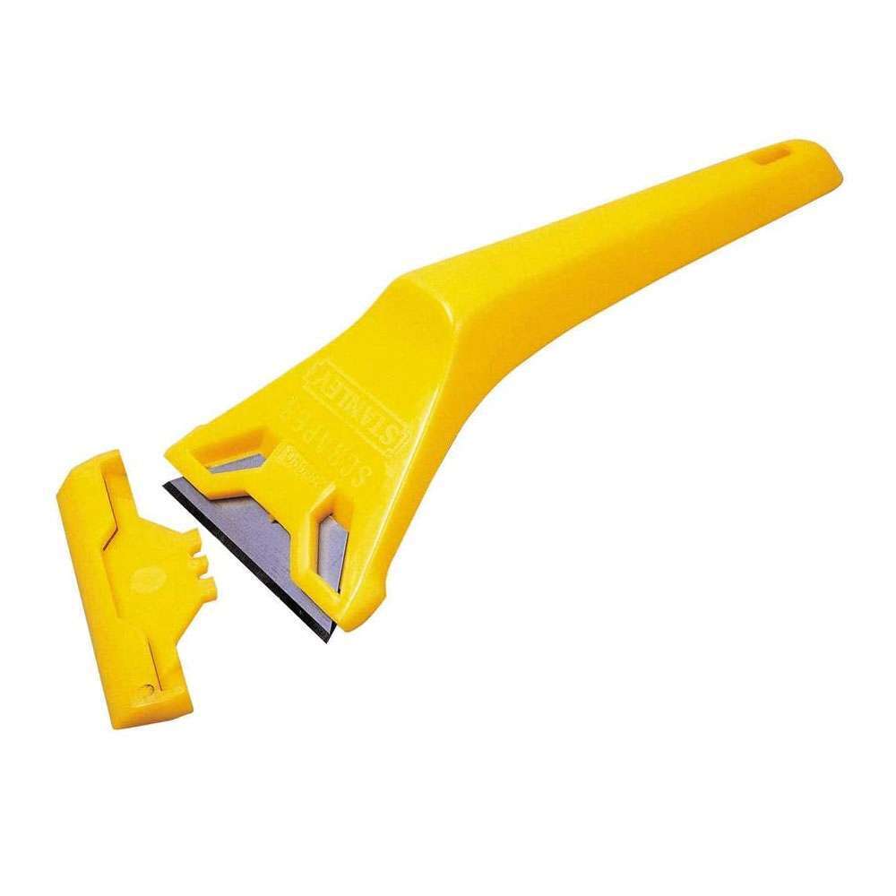 Stanley 0-28-590 170mm Yellow Window Scrapper 0