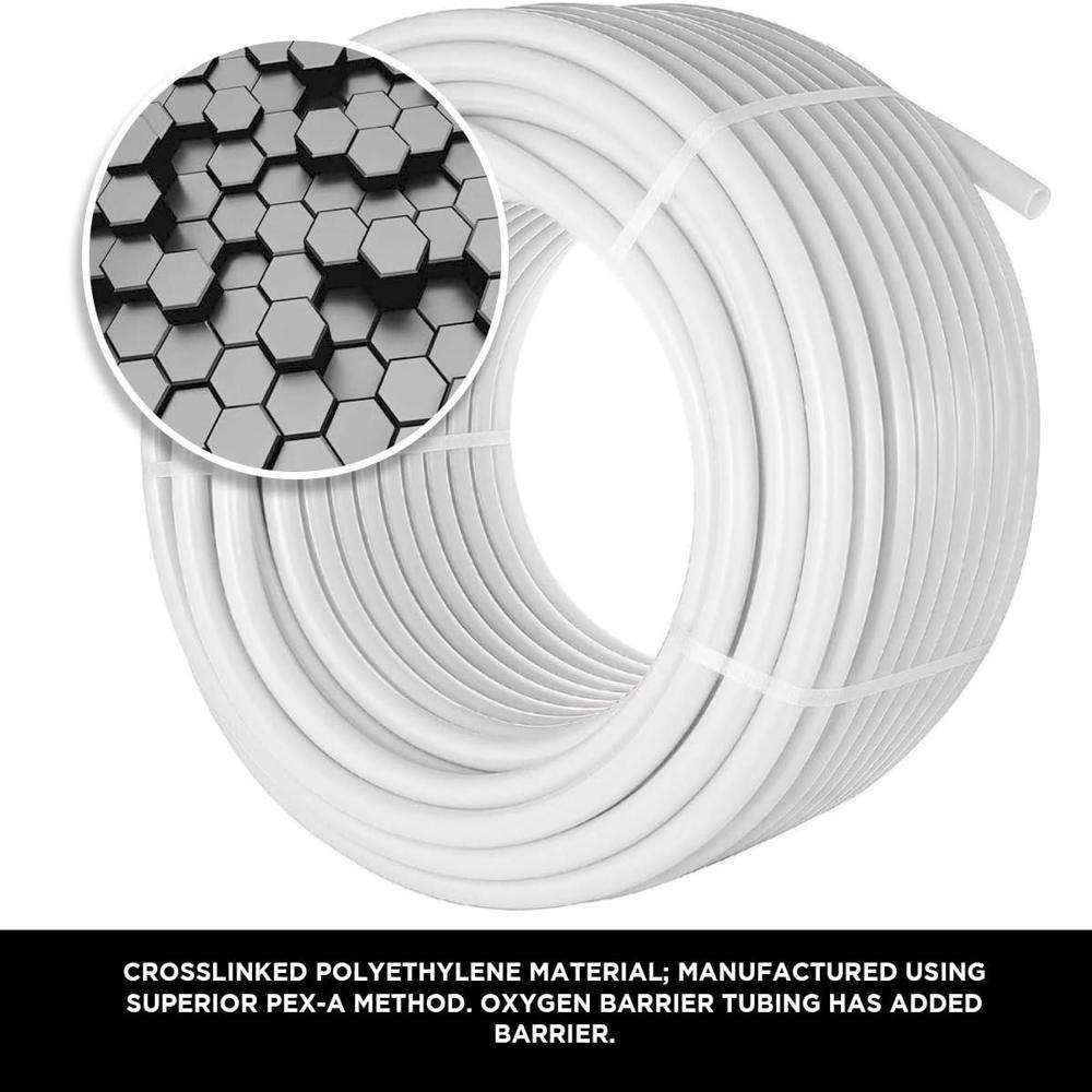 16MM X 100M Pex Pipe, White 2
