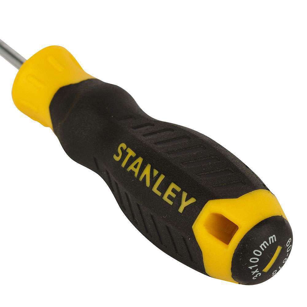 Stanley Cushion Grip Slotted Standard Screwdriver 3