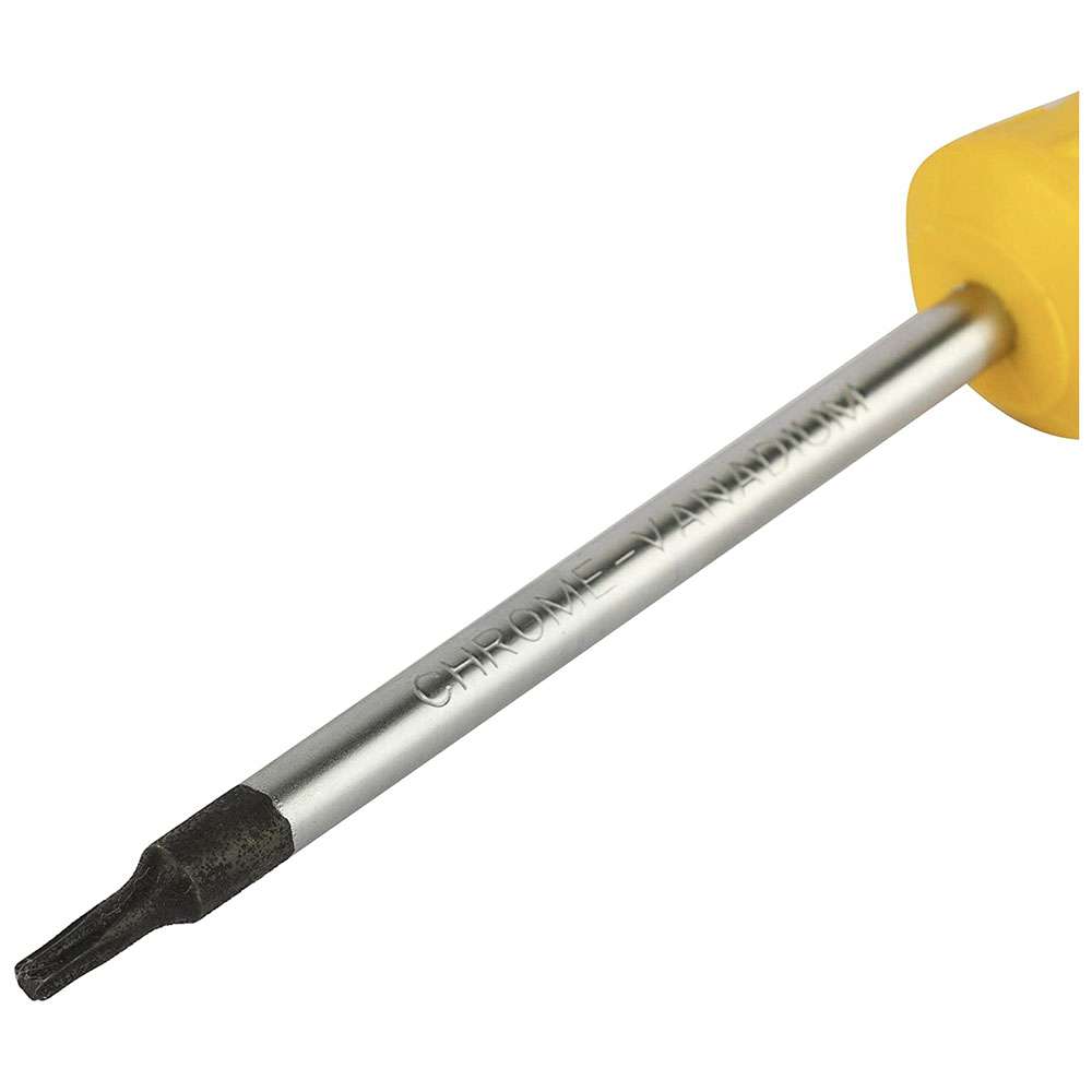 Stanley STMT60844-8 T10 X 75mm Black & Yellow Screwdriver 1