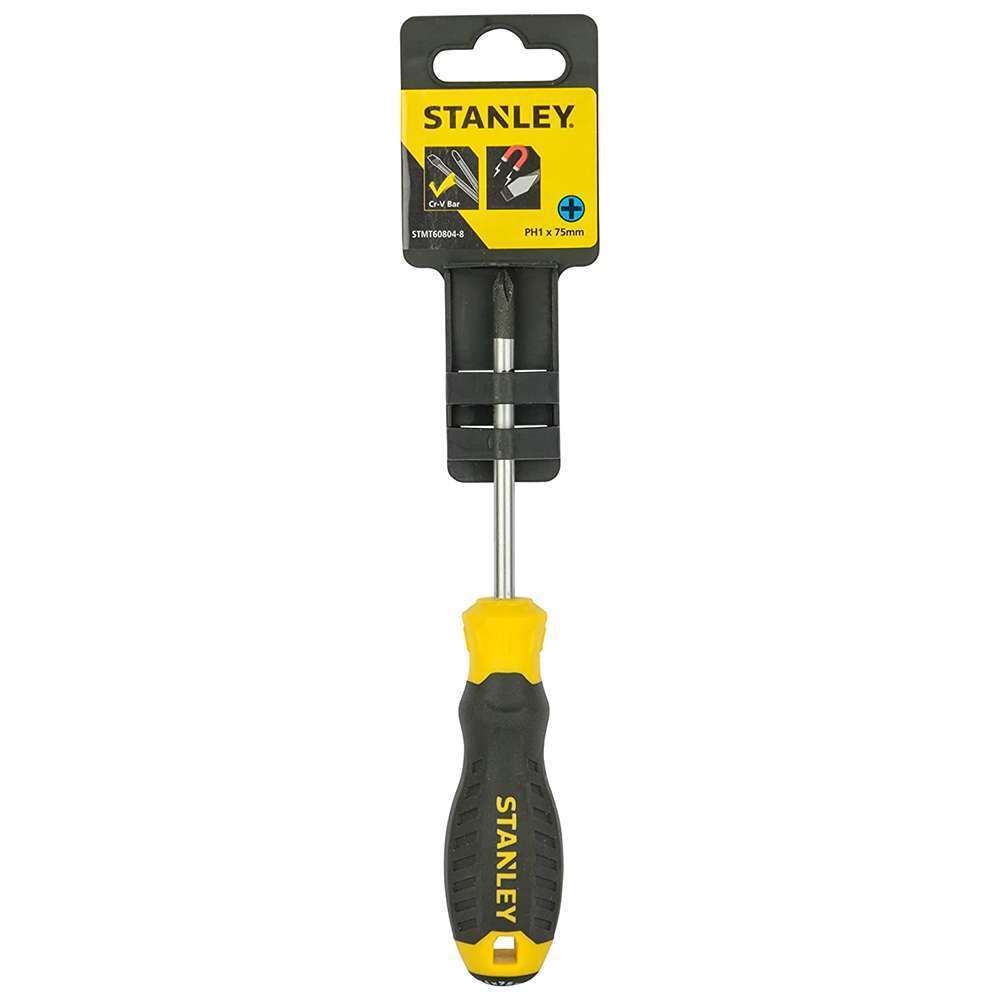 Stanley STMT60804-8 PH1 X 75mm Black & Yellow Screwdriver 5