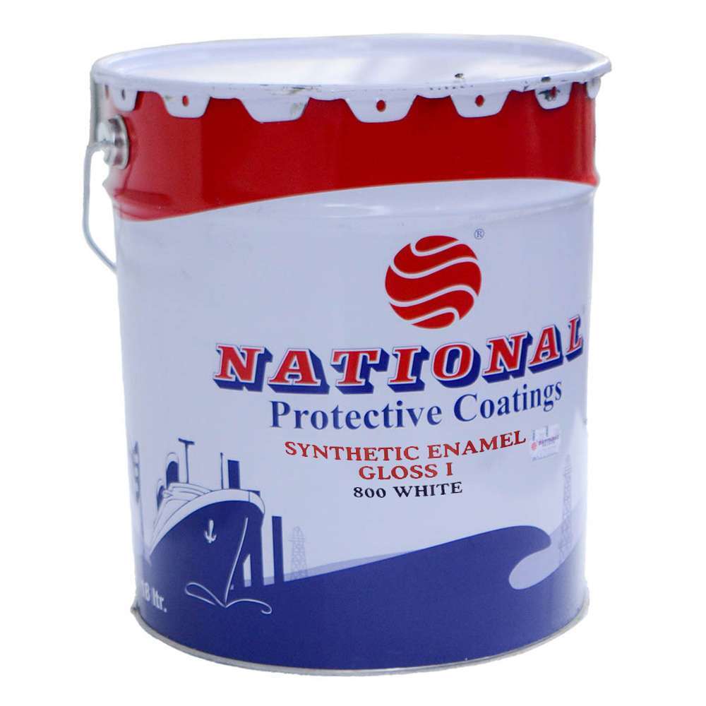 National Paints Synthetic Enamel 18L 512 Napoli Green 0