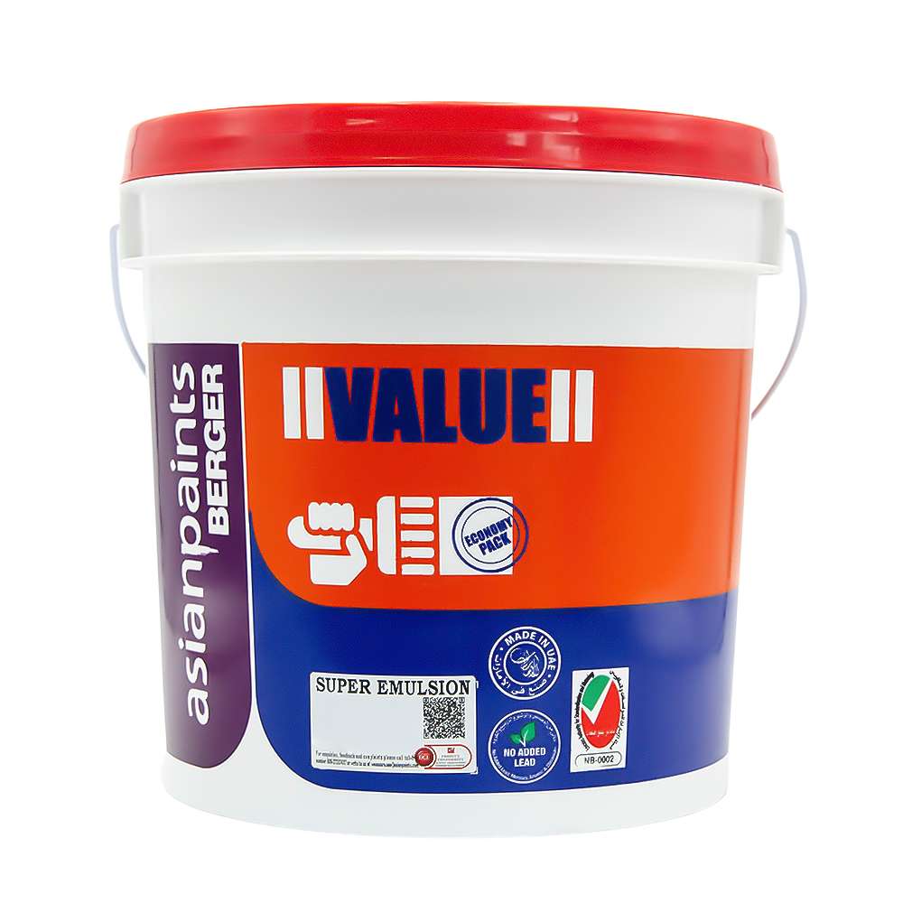 طلاء مستحلب (Value Super) ايشيان بينتس برجر لون (029 Off White) سعة (18LTR) 0