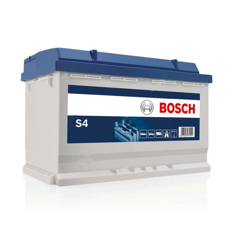 بطارية بدء التشغيل من (Bosch) استطاعة تدوير (740A) و بأمبير ساعي (80AH) قياس (12V) موديل (DIN S4- BSB0092S40460)  0