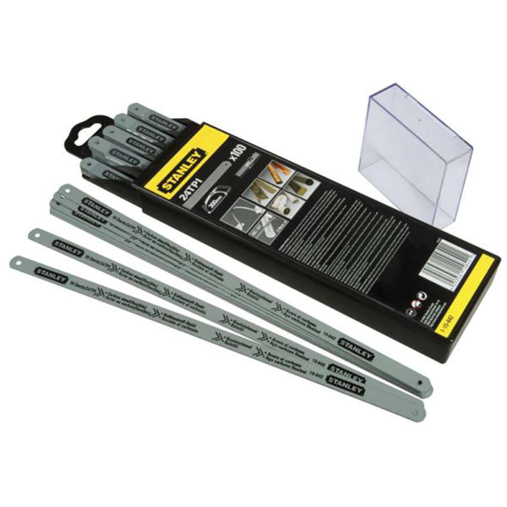 Stanley Lion 0-15-842 300mm 24 TPI Hack Saw Blade Set -2Pcs 1