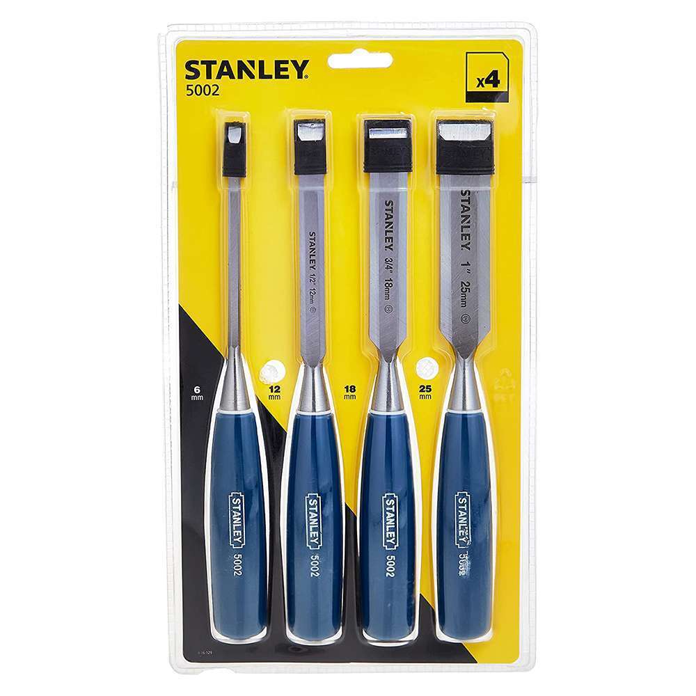 Stanley 0-16-129 5002 Series Wood Chisel Set - 4Pcs 0