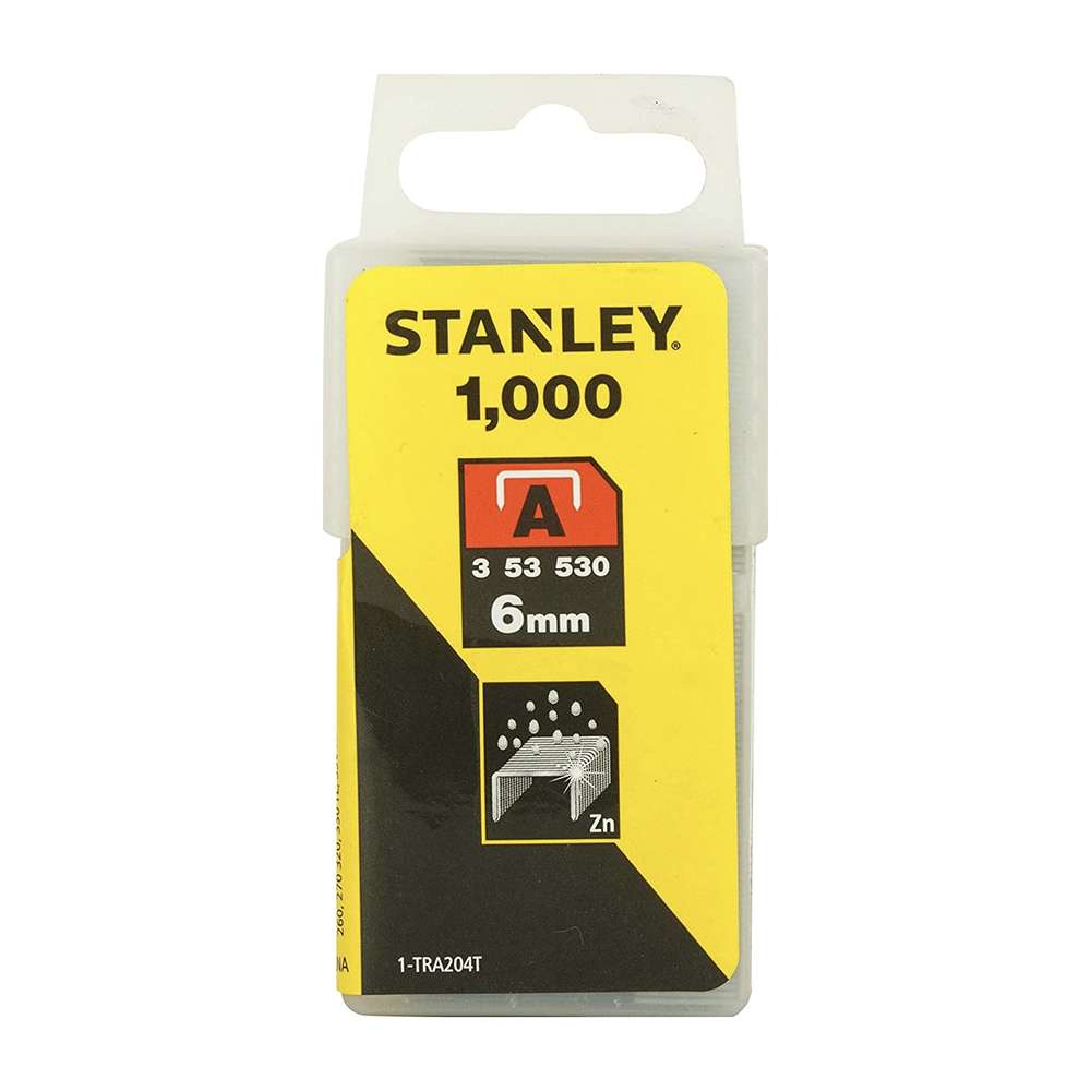 Stanley Type A Light Duty Staples -1000 Pcs 2