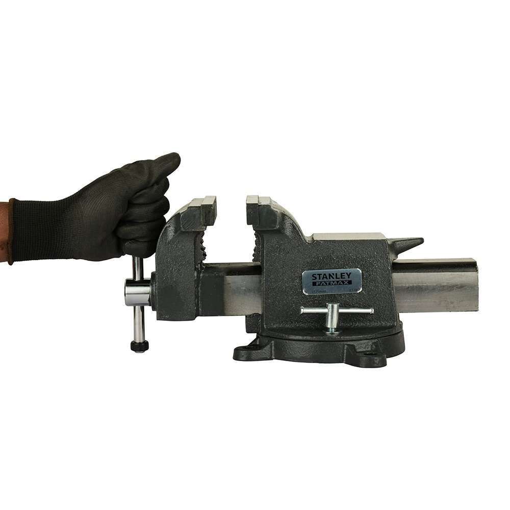 Stanley 125mm Heavy Duty Bench Vise 5