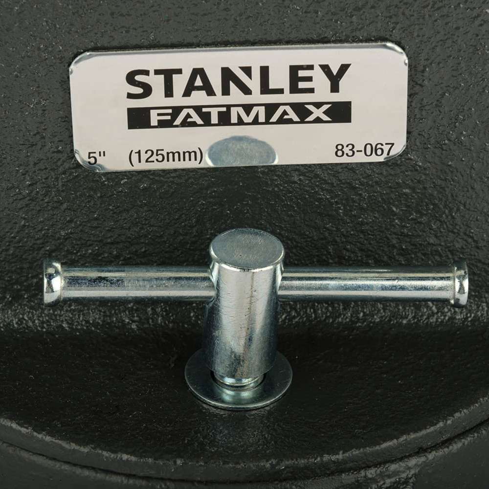 Stanley 125mm Heavy Duty Bench Vise 7