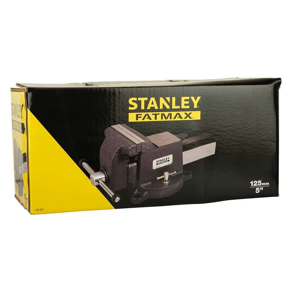 Stanley 125mm Heavy Duty Bench Vise 11