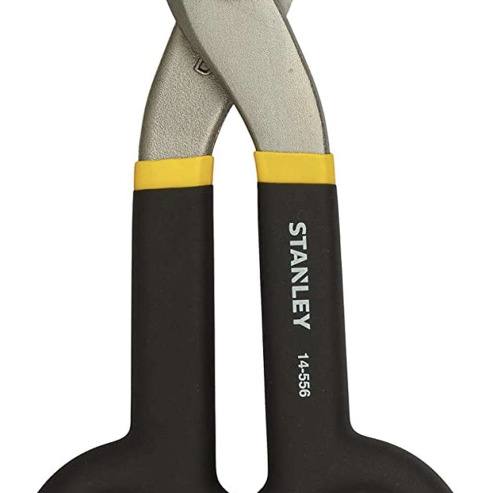 Stanley 250mm Straight Bi-Material Tin Snips 4