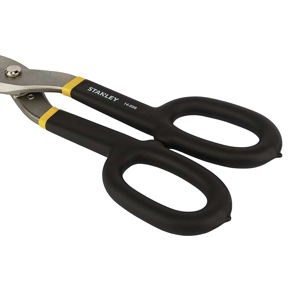 Stanley 250mm Straight Bi-Material Tin Snips 2