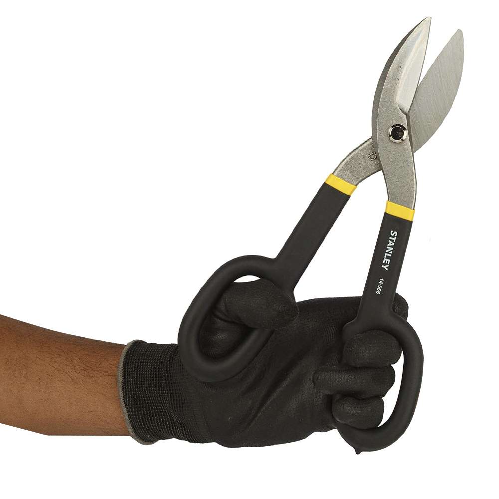 Stanley 300mm Straight Bi-Material Tin Snips 0