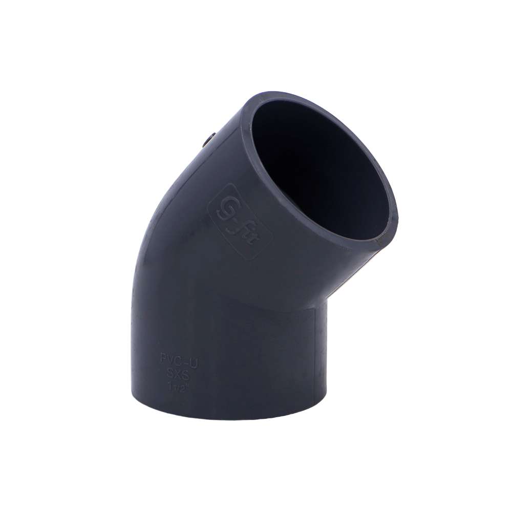 1 1/2" x 45 Degree PVC Elbow - Per Pcs 0