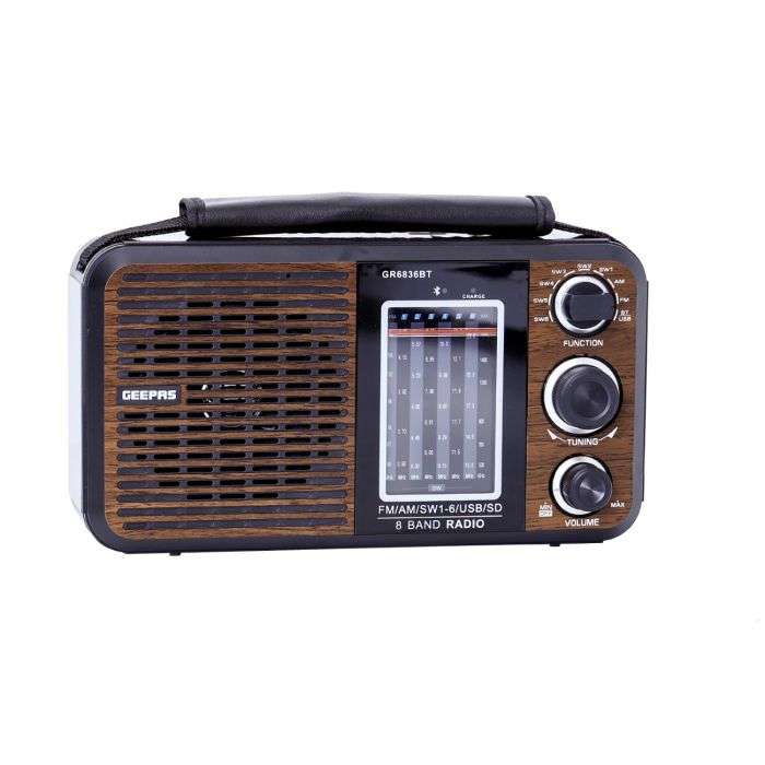 Geepas Rechargeable Radio with Long Term Rechargeable Battery & Perfect Sound Quality 0