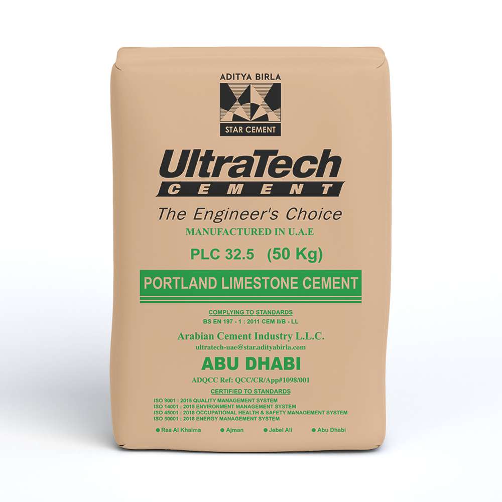 الأسمنت البورتلاندي الجيري (PLC) من (UltraTech) - (50Kg) 0