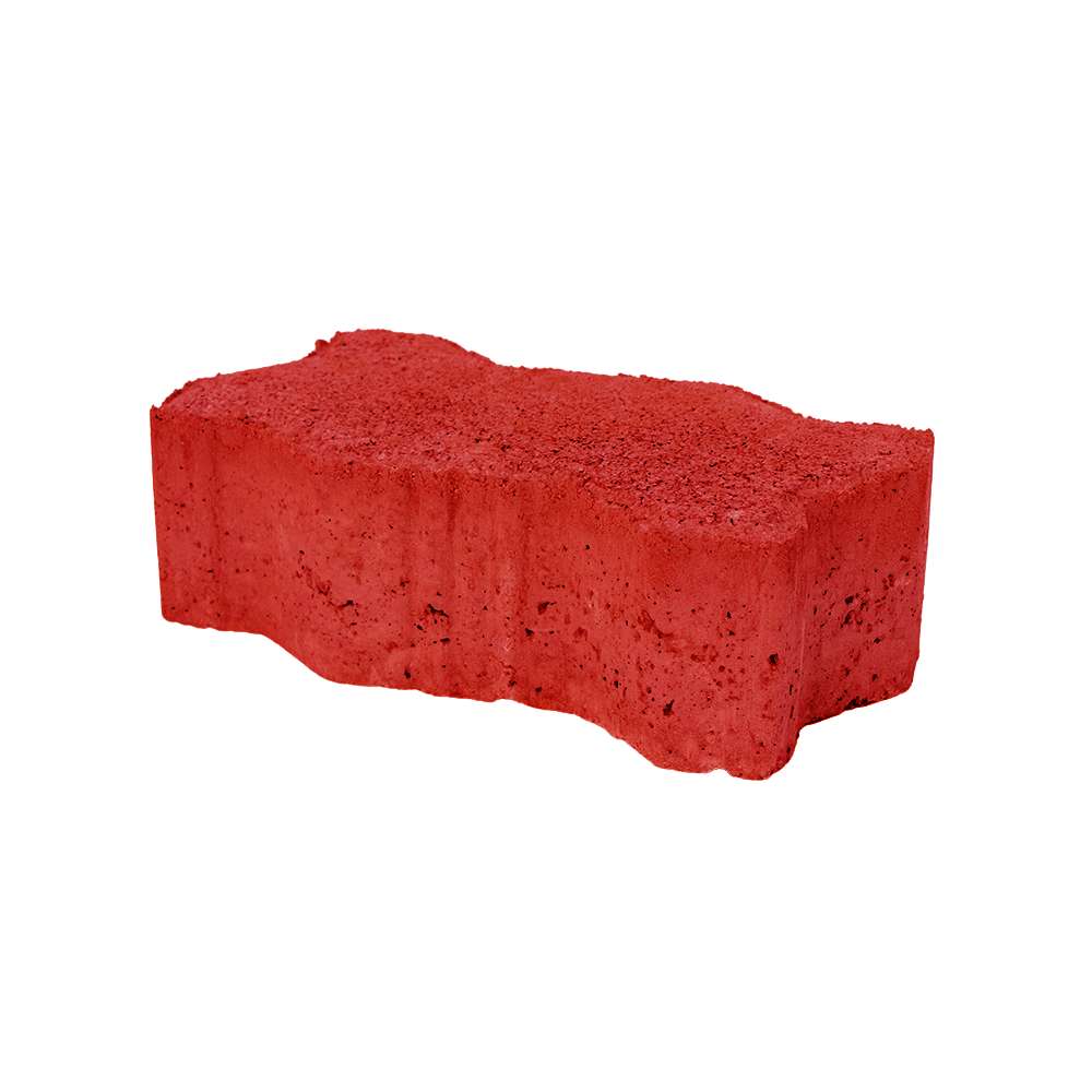 Uni Inter Lock Red - 200 x 100 x 80mm 0