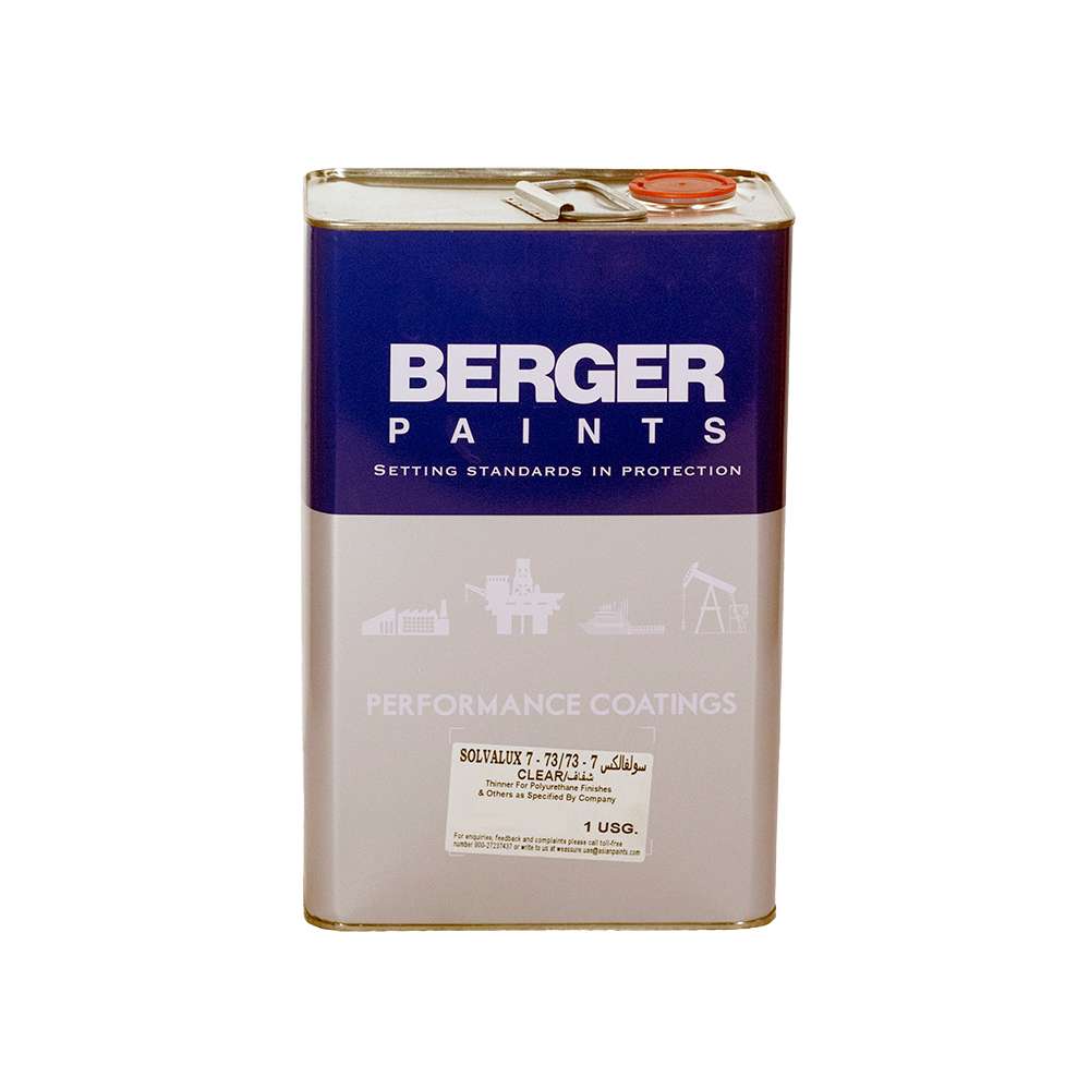 Asian Paints Berger Solvalux 7 73 Polyurethane Thinner 4L 0