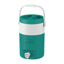Cosmoplast Keep Cold Water Cooler, 1 Gallon, Compact Cooler for Day Trips - Teal Green 0