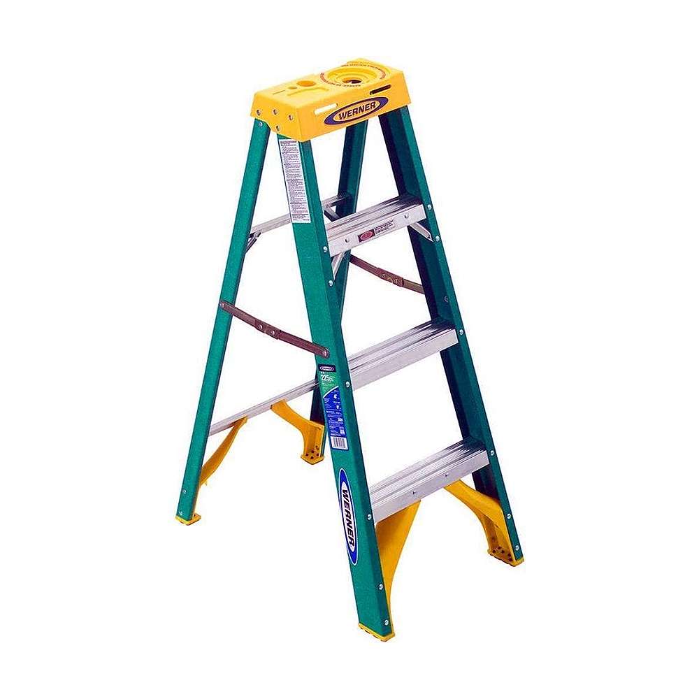 Altec Werner 4 Step Ladder, 5904, 1.21Mtr, 102 Kg Weight Capacity 0