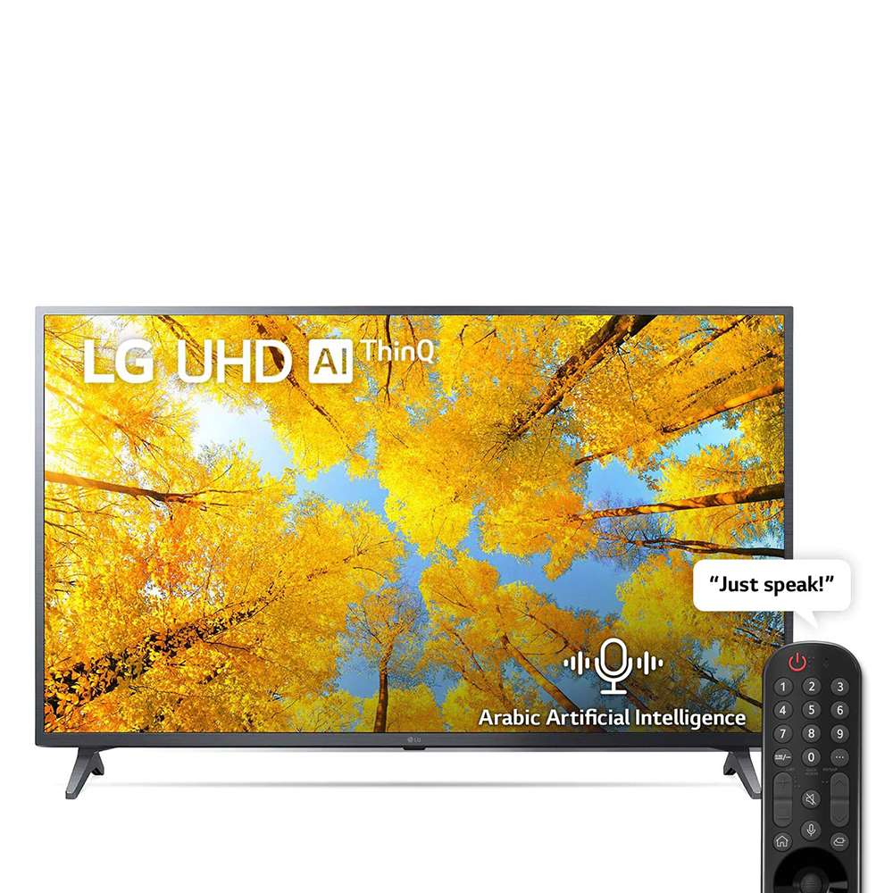 LG 43" UHD 4K TV UQ7500 Series 4K Active HDR webOS Smart ThinQ Gen5 AI Processor 4K Refresh Rate 60 Hz 1