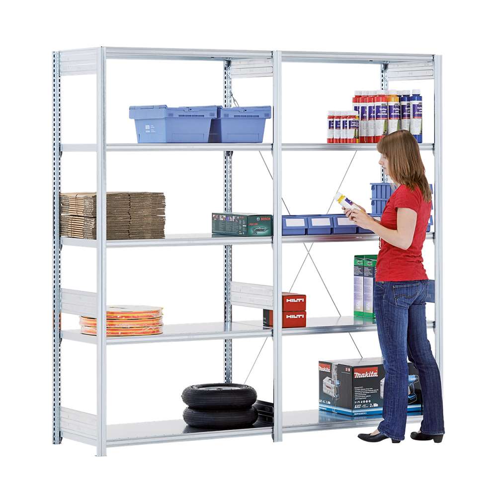 Bito Galvanized Steel Shelving Type (Silver 2000 x 1058 x 624mm) 1