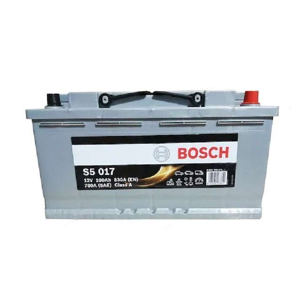 بطارية بدء التشغيل من (Bosch) استطاعة تدوير (830A) و بأمبير ساعي (100AH) قياس (12V) موديل (DIN S5- BSB0092S50170)  0