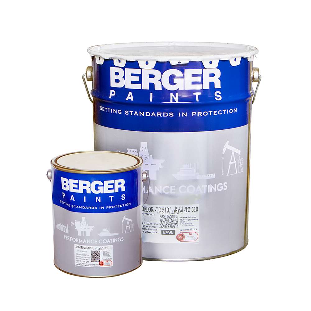 Asian Paints Berger Apcoflor TC600, 18L, Silver Grey, High-Performance Floor Topcoat 0