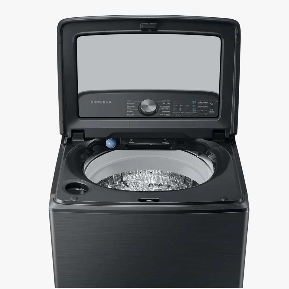 غسالة (Samsung) الأوتوماتيكية بالكامل سعة (18Kg) ذات التعبئة العلوية بنظام البخار (Hygiene Steam) موديل (WA18A8376GV) 11