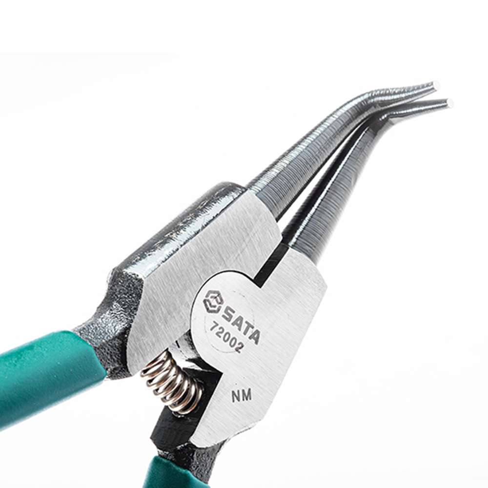 SATA ST72002ST External Snap Ring Pliers, Curved 7" 8