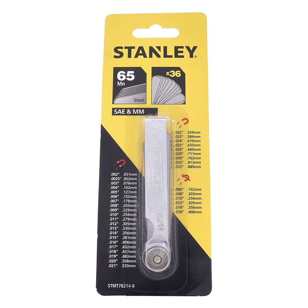 Stanley STMT78214-8 0.5 to 65mm Combination Feeler Gauge 1