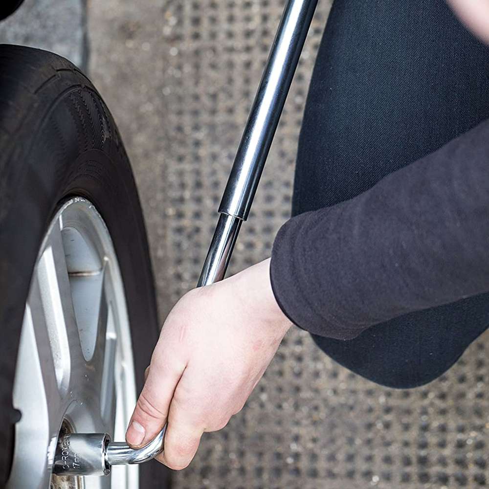 أداة فك العجلات التلسكوبية من Stanley ذات المقبض القابل للتمديد STHT80890-0 4