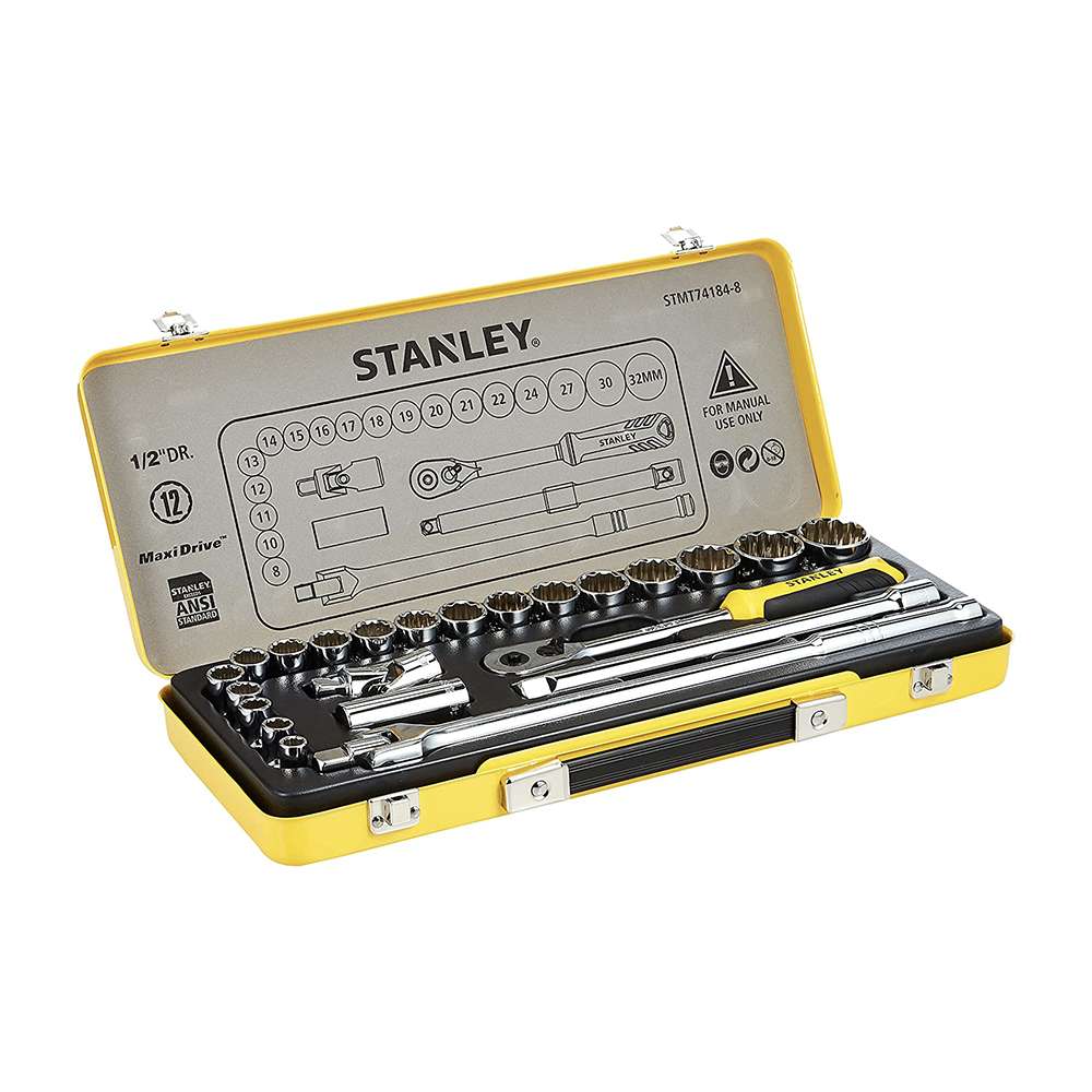 Stanley STMT74184-8 12 Point Socket Set -24Pcs 1
