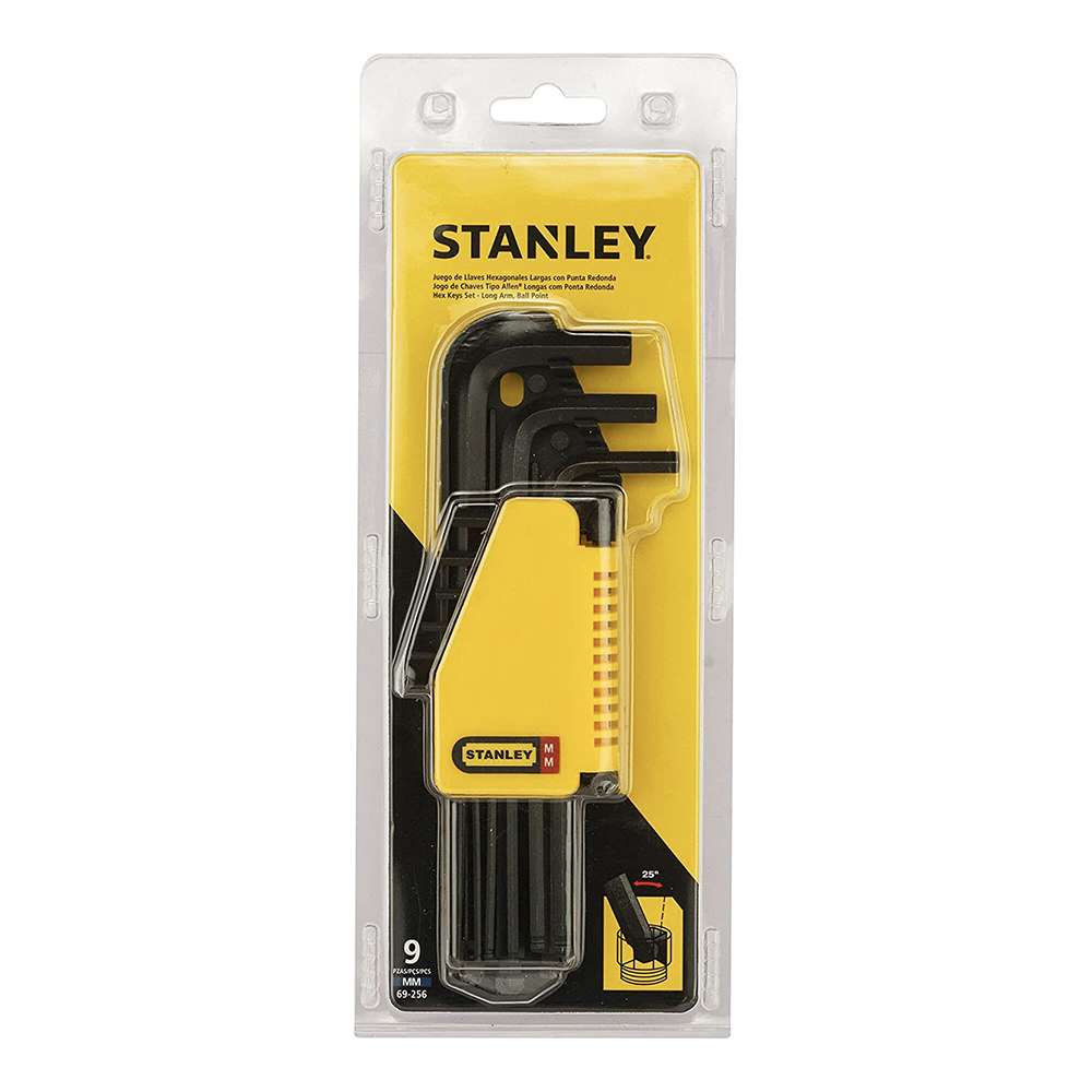 Stanley 0-69-256 Folding Hex Key Set - 9 Pcs/Set 9