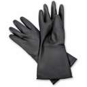 Rubber Gloves, Black 0