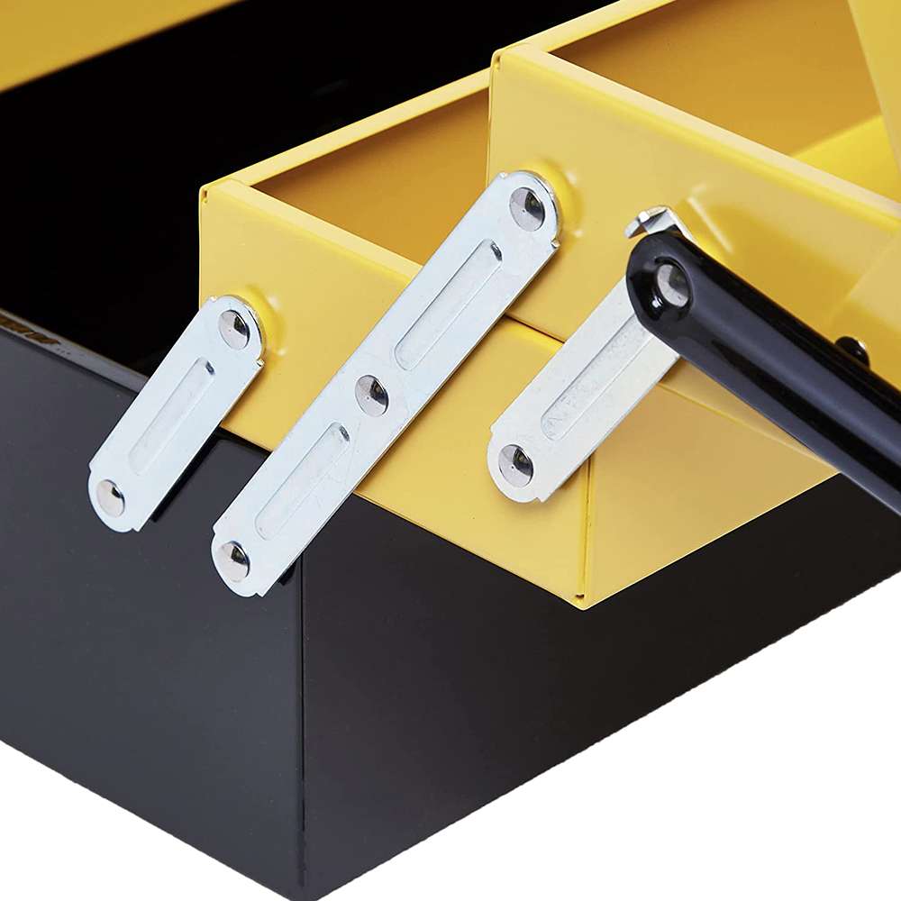 Stanley STST81400 Metal 21" 2-Drawer Tool Box - Black/Yellow 2