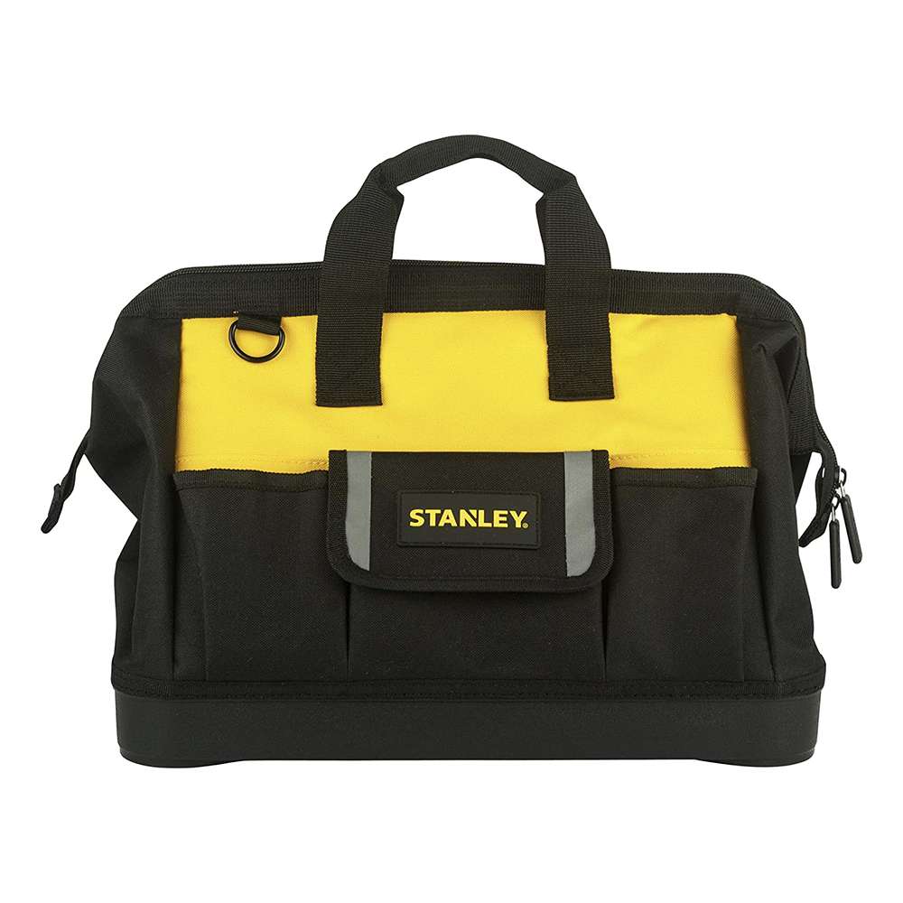 Stanley 1-96-183 16" 600D Fabric Multi-Pocket Storage Organiser for Tool Bag 0