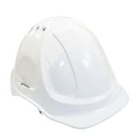 Vaultex VHRT Ratchet Lock Non-Vented Safety Helmet, White