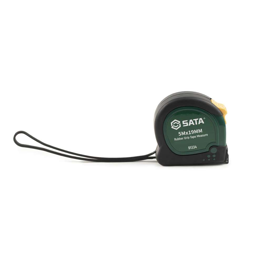 SATA ST91335ME Rubber Grip Tape Measure Metric/SAE Scale 5m/16ft x 19mm 1