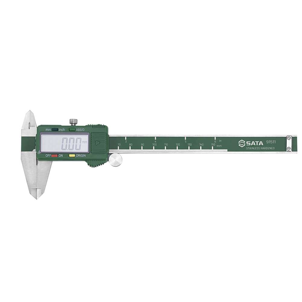 SATA (0-150mm) Digital Caliper Stainless Steel 5